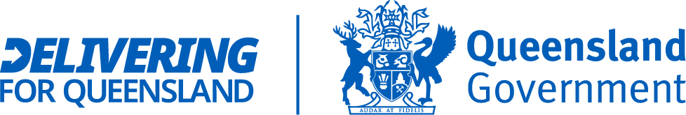 The Queensland Government's Delivering for Queensland logo